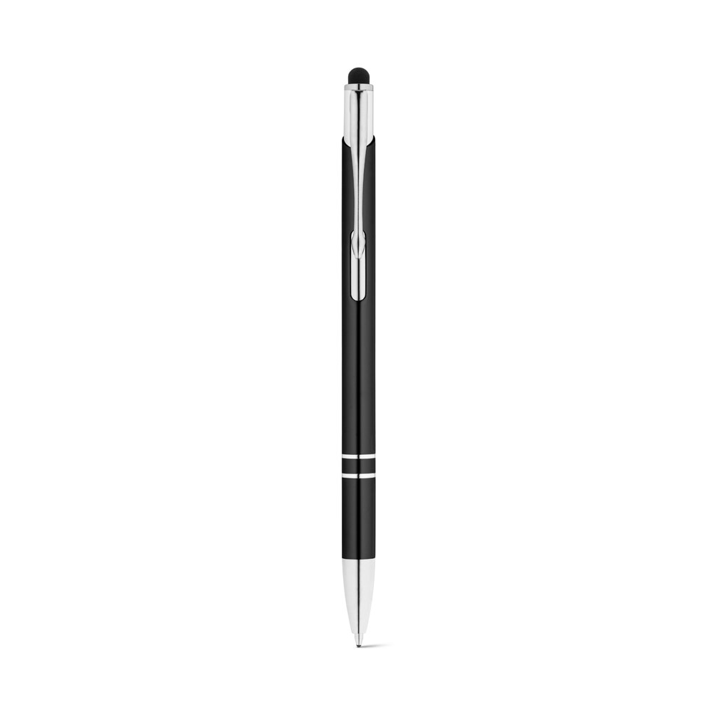 GALBA. Aluminium-Kugelschreiber mit Touch Tip und Clip mit Logo – Bild 2